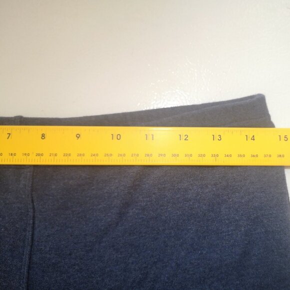 Kirkland Ladies Size Large French Terry Navy Blue Leggings - Picture 7 of 9